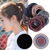 【ブラック×ランダム】毎日使いに最適♪ヘアゴム200本セット