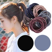 【ブラック×ブルー】毎日使いに最適♪ヘアゴム200本セット