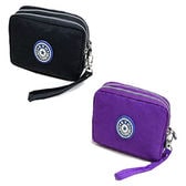 【ブラック×パープル】色々使える多用途ポーチ