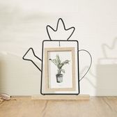 【2個セット】【ジョーロ】モチーフアイアンフォトフレーム