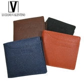 【BK】ルチアーノバレンチノ 牛革 折財布 LUV-9004