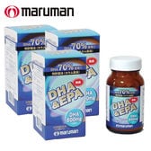 【3個セット(1個あたり120粒)】maruman(マルマン)/無臭 DHA&EPA※箱擦れ有り