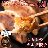 【30個入り】静岡の人気店「しるし」の肉汁餃子（キムチ）（30個入り×1袋）