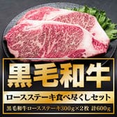 【600g(300g×2)】黒毛和牛ロースステーキ