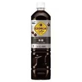 【12本】ジョージア 深み焙煎贅沢ブラック(無糖)　950ml PET