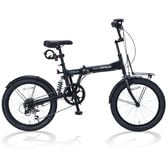 【マットブラック】 折畳セミファット20・6SP・リアサス