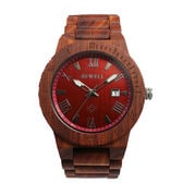 木製腕時計 日本製ムーブメント 日付カレンダー 軽い 軽量 WDW017-03