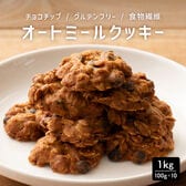 【1kg(100g×10袋)】オートミールクッキー(チョコチップ)※割れ欠けあり