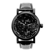 自動巻き腕時計 ブラックケース フルスケルトン腕時計 ATW022-BLK メンズ腕時計