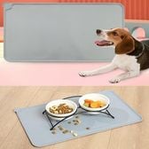 【2個セット】洗えるペット用シリコンマット（カラーランダム）