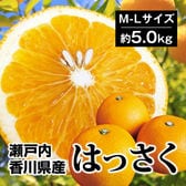 【約5.0kg(M-L)】 香川県産 はっさく (サイズ混合)