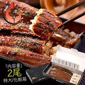 【200g前後×2尾】国産 特大サイズ 鰻 ≪化粧箱≫