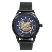 自動巻き腕時計 シンプル機能のフルスケルトンデザイン ブラックケース WSA003-BKBK