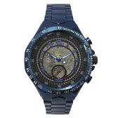自動巻き腕時計 ATW038-BLBK フルスケルトン＆ローマ数字文字盤 ブラック ブルー