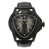自動巻き腕時計 ATW039-BKBK トライアングルケース フルスケルトン ブラック 三角時計