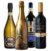 【4本セット】ワイン女子が恋したワイン。甘口＆辛口入り すべてサクラアワード金賞受賞セット