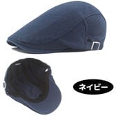【ネイビー】ハンチング 帽子 メンズ おしゃれ 綿 コットン ゴルフ帽子 レディース おしゃれ