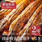 【2尾】頑固おやじのこだわり蒲焼きうなぎ【愛知県産】