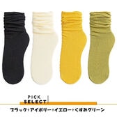 【4色計4足】春夏用レディースソックス4足セット
