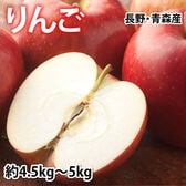 【予約受付】8/24~順次出荷【約5kg（4.5~5kg）】りんご《個数・品種おまかせ》