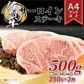 【計500g】艶さし！佐賀牛サーロインステーキセット