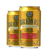 【355ml×48本入/2ケース 】ブローリー プレミアムラガー ローアルコールビール