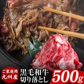 【500g】黒毛和牛切り落とし※ご家庭用