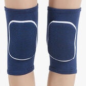 【ネイビー×ホワイト・S】膝パッド 膝サポーター ひざパッド 1組 ひざサポーター