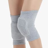 【グレー・M】膝パッド 膝サポーター ひざパッド 1組 ひざサポーター 膝当て