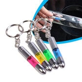 【3個／カラーランダム】静電気除去機能付キーホルダー