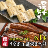 【2本(約120g・110g)】高知県産 高級うなぎ白焼・蒲焼 贅沢な絶品うなぎの食べ比べセット