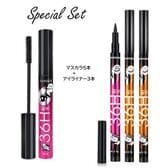 計8本セット(アイライナーブラック1、ブラウン2)36h持続マスカラ5本+36h持続アイライナー3本