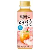 【48本】紅茶花伝 デザート とろけるピーチティー 265ml PET