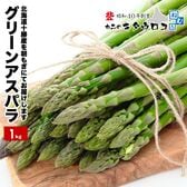 【約1kg/L～2Lサイズ】北海道十勝産 グリーンアスパラガス