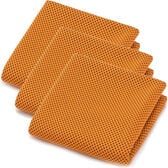 【オレンジ×3枚セット】熱中症対策にひんやりクールタオル