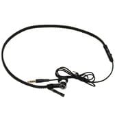 【ブラック】コードが絡まないジッパーイヤホン