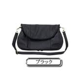 【Sサイズ/ブラック】口折れ2wayショルダーバッグ