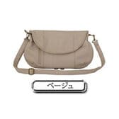【Sサイズ/ベージュ】口折れ2wayショルダーバッグ