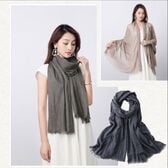 【デニムブルー】大判ストール【100×180cm】