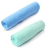 【2枚／Lサイズ（66×43cm）/ブルー＋グリーン】 超吸水&速乾！セームタオル