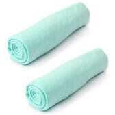 【2枚／Lサイズ（66×43cm）/グリーン】 超吸水&速乾！セームタオル