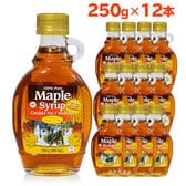 【250g×12本】朝日 メープルシロップ《カナダ産/純度100％ 》 アンバー グレードa