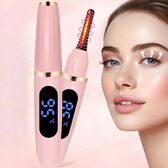 【ピンク】3段式USB充電ホットビューラー