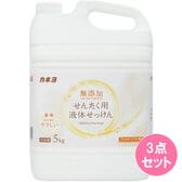 無添加せんたく用液体石けん 5kg×3点セット