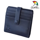 アーノルドパーマー 薄型ミニ財布 本革製(クロムフリー）BK