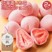 【計10個(5個入り×2袋)】北海道いちごミルクショコラ2袋セット【御礼】【V】