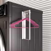 【ホワイト】マグネット式ハンガー＆小物ラック