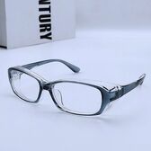 【ブルー】花粉・飛沫対策メガネ【くもり止めレンズ】