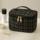 【ブラック】コスメ収納ポーチ