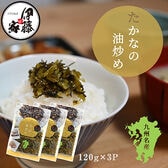【120g×3P】伊藤食品 九州産たかなの油炒め